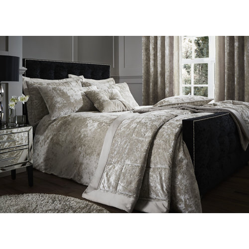Catherine Lansfield Crushed Velvet Bedspread & Reviews Wayfair.co.uk